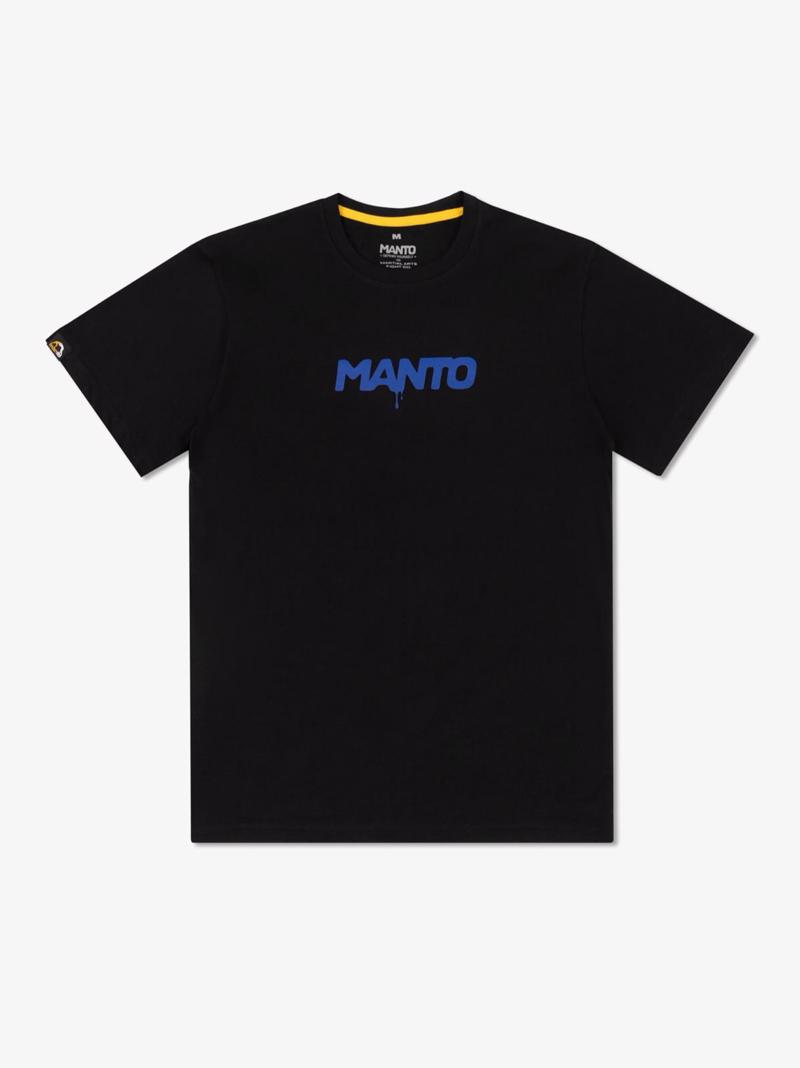 MANTO drip tshirt- black